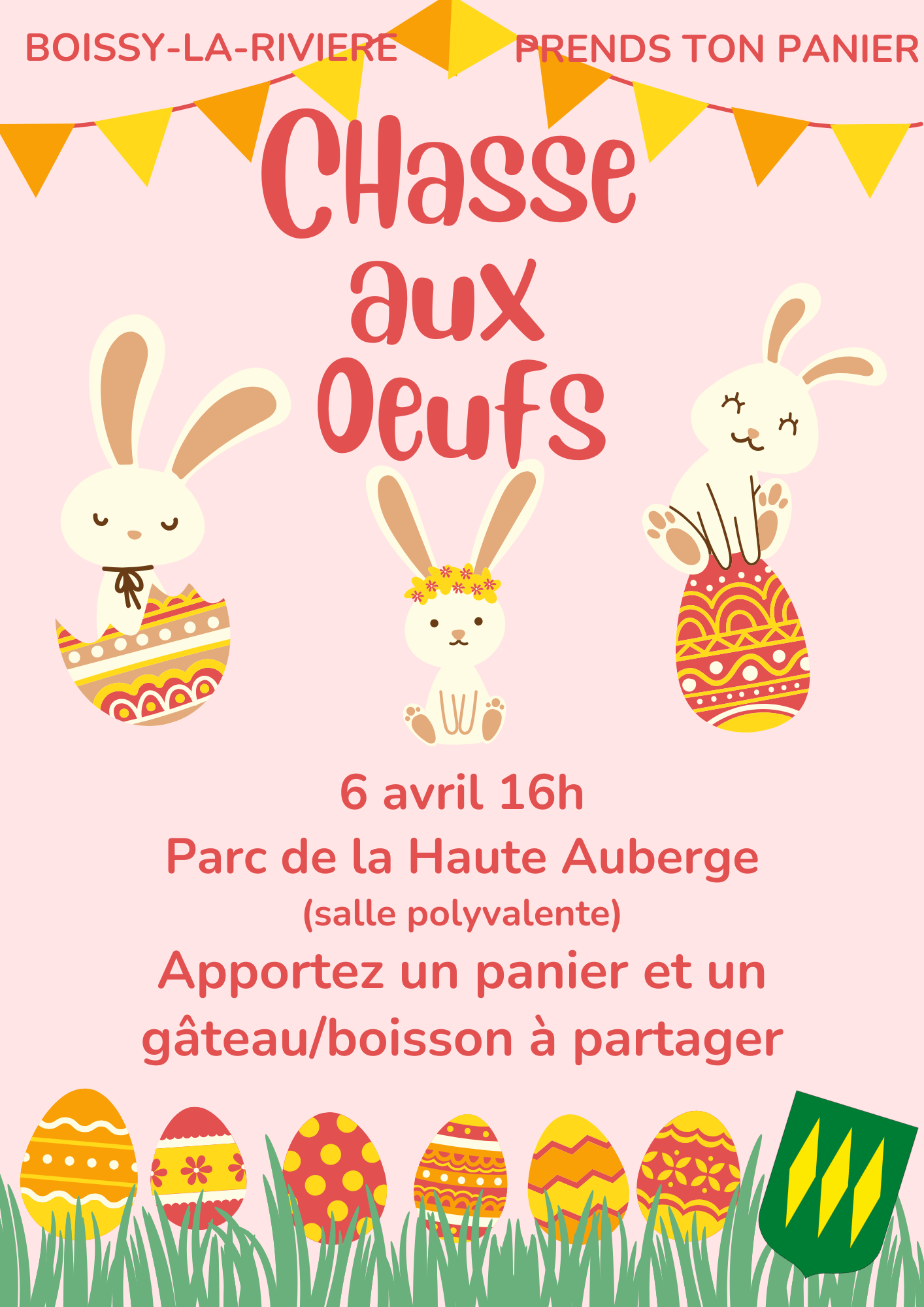 Chasse aux oeufs – Pâques
